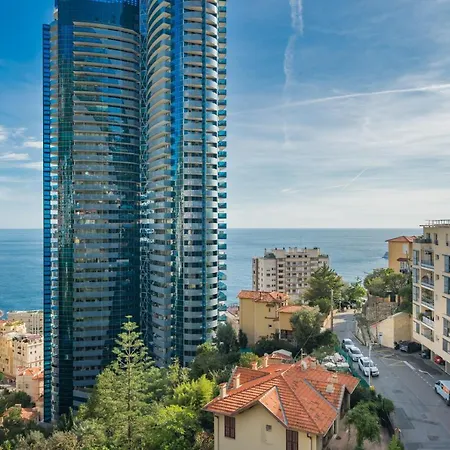 5mn Monaco - Terrasse Vue - Parking - Be בוסוליי